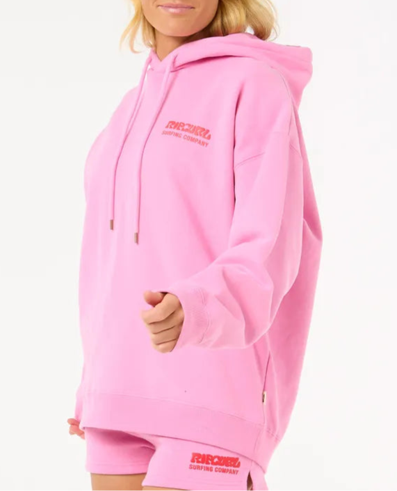 Ripcurl surf puff heritage hood- Pink