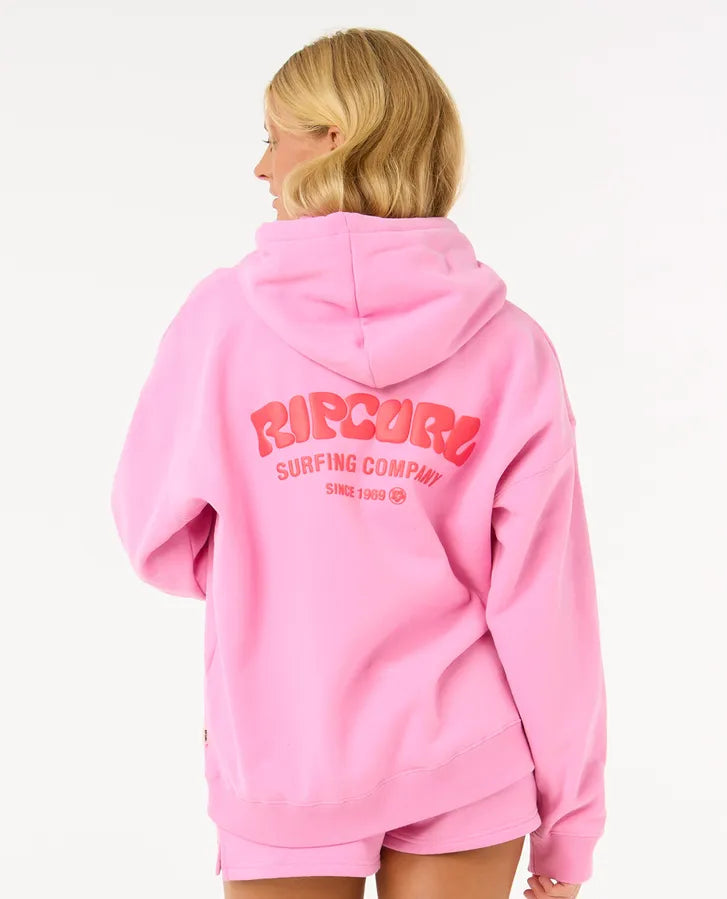 Ripcurl surf puff heritage hood- Pink