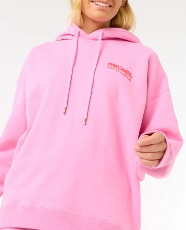Ripcurl surf puff heritage hood- Pink