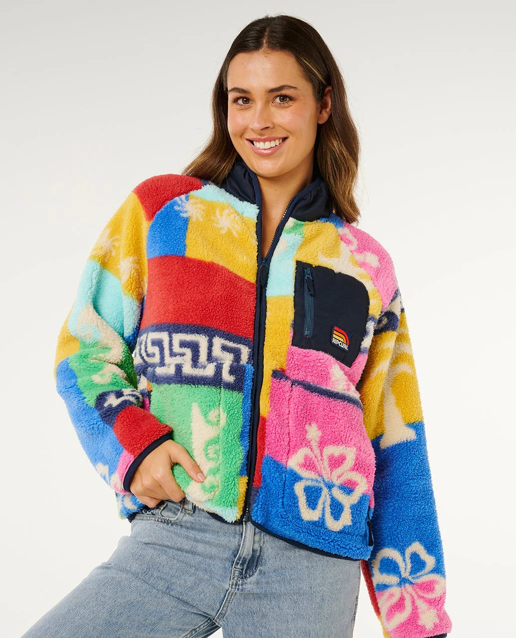 Rip Curl Surfside Standard Zip Through Polar