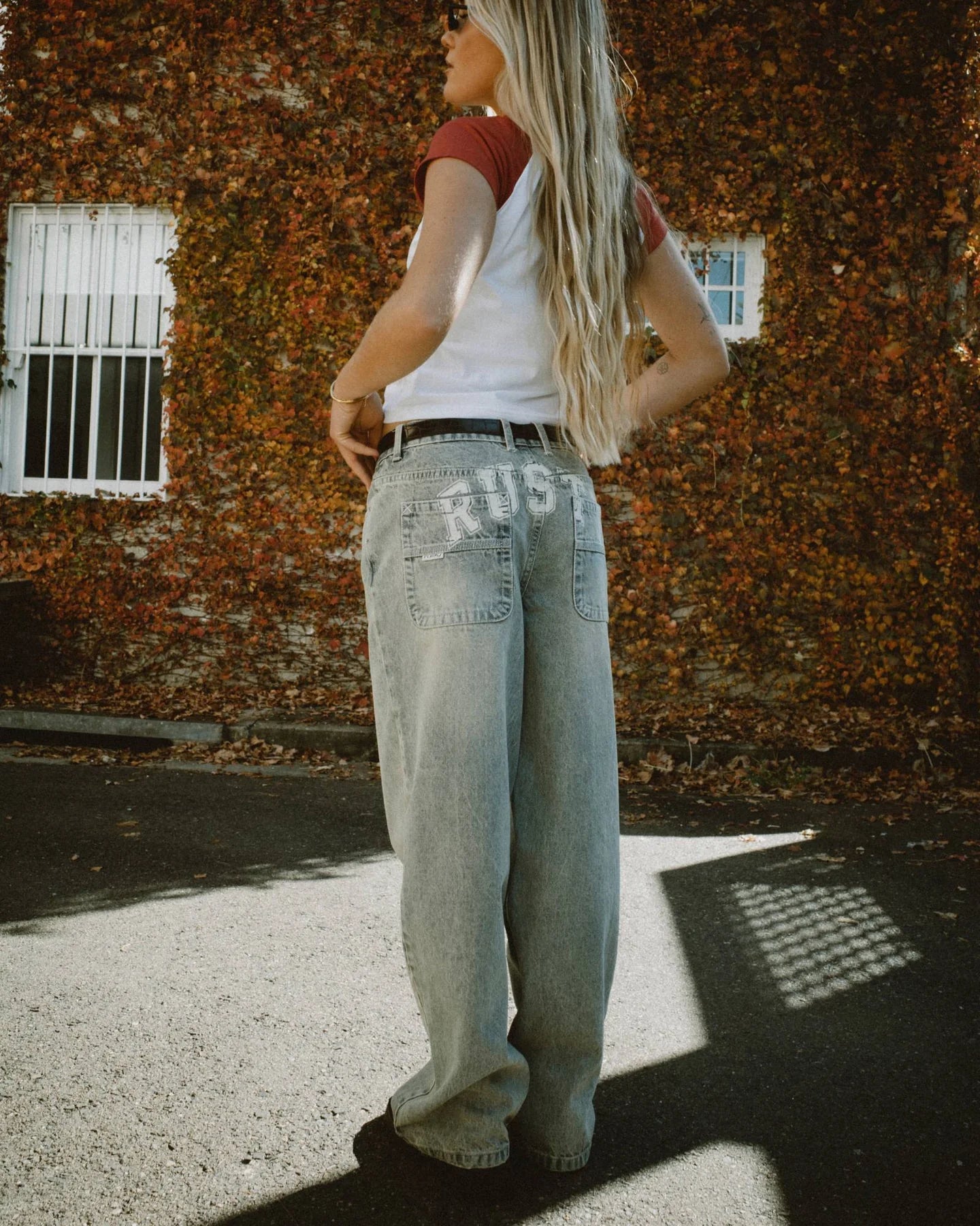 Norty Bethany Baggy Low Rise Jean