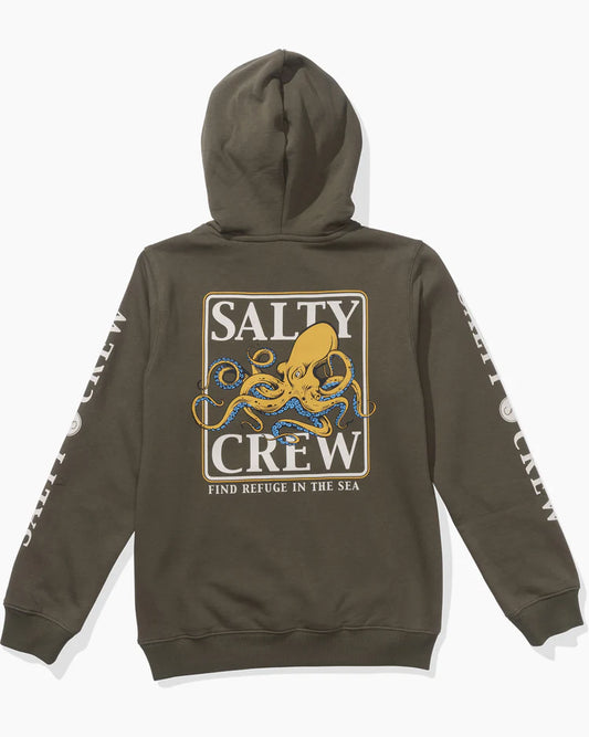 Salty crew ink slinger youth fleece hood
