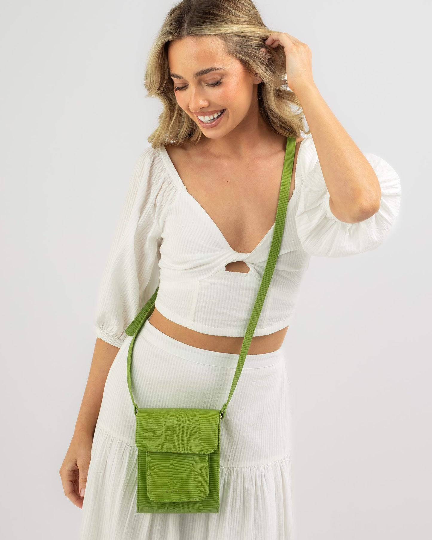 Mila Sidebag - Pastel Lime