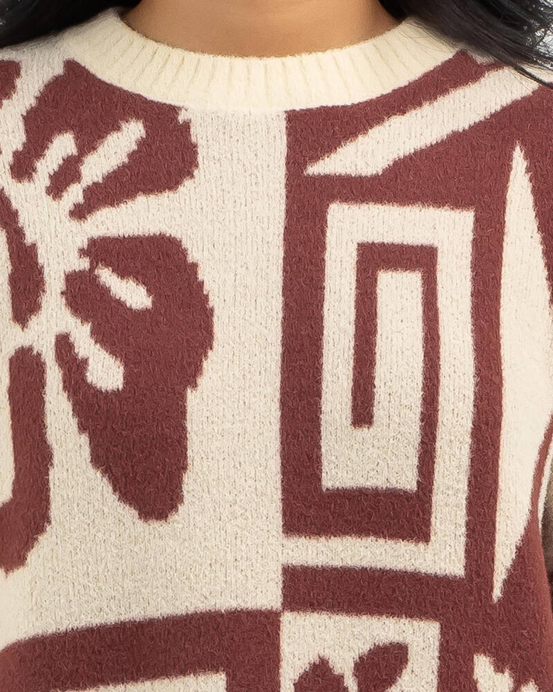 Rip curl block party jacquard crew