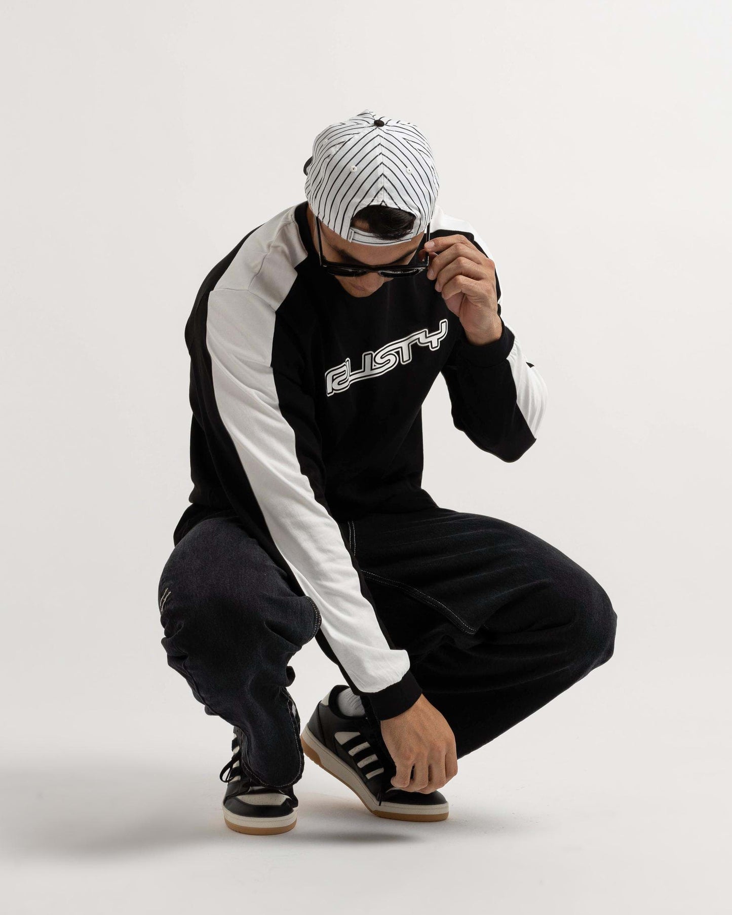 Rusty dogtown long sleeve heavy tee black