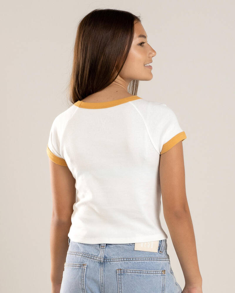 Billabong Girls Seaside Session Ringers Tee