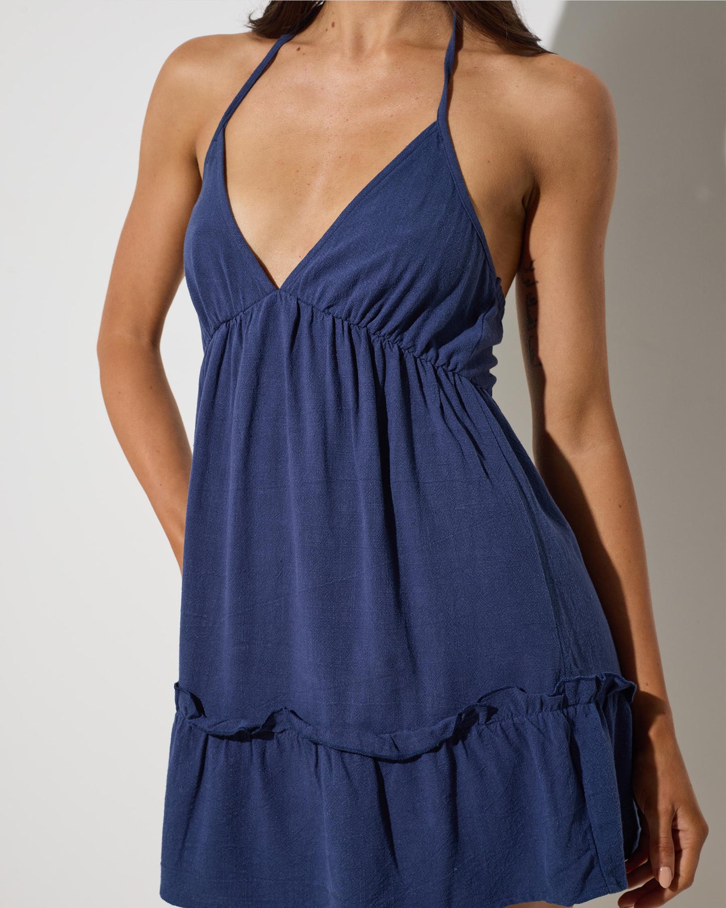 Rusty Sienna Mini Dress