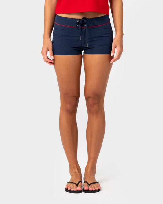 Rusty Bet Low Rise Short l Navy Blue