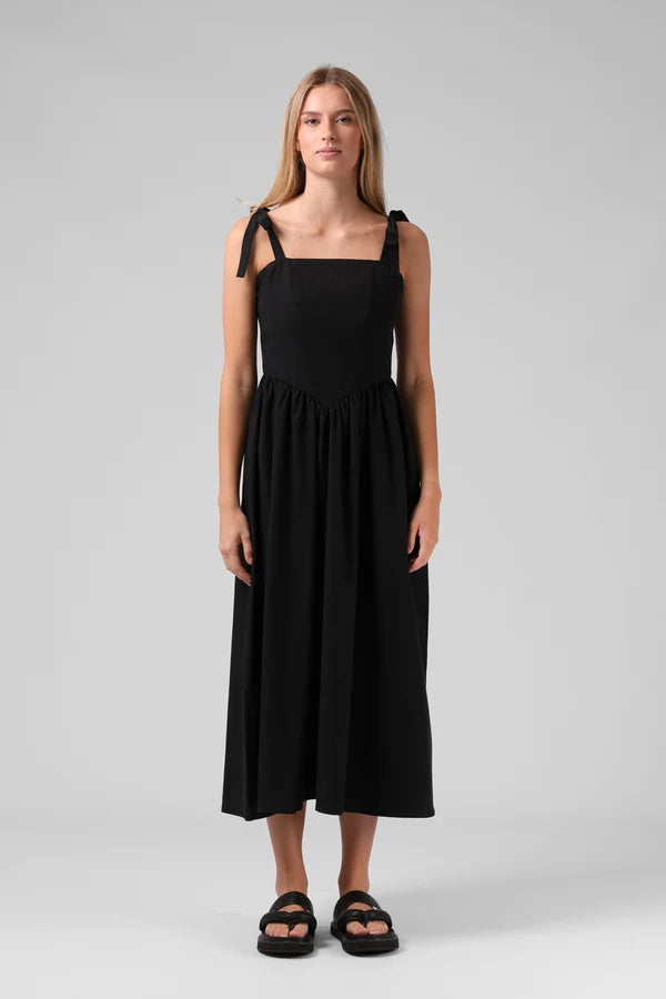 RPM Sofia Midi Dress l Black