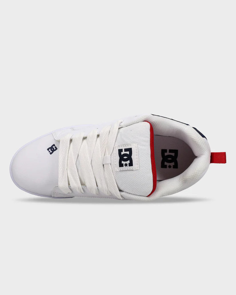 DC Court Graffik White/Navy/Red