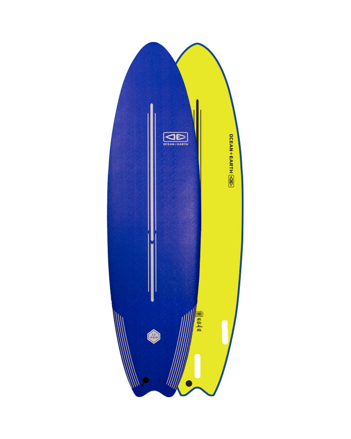 O&E ezi-rider 7'0" soft board Navy