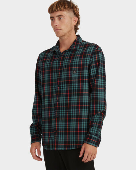 Quiksilver Southwest Check Waves Long Sleeve Shirt