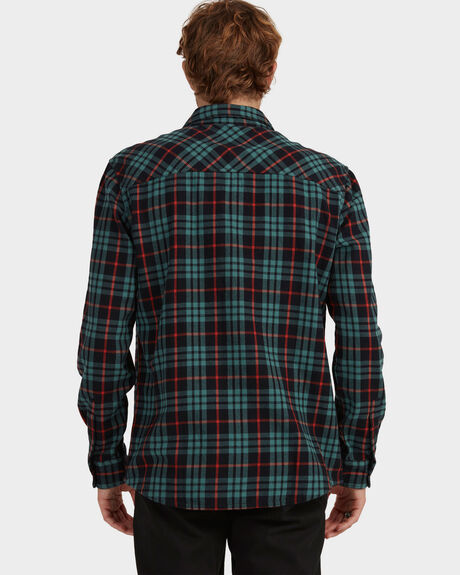 Quiksilver Southwest Check Waves Long Sleeve Shirt
