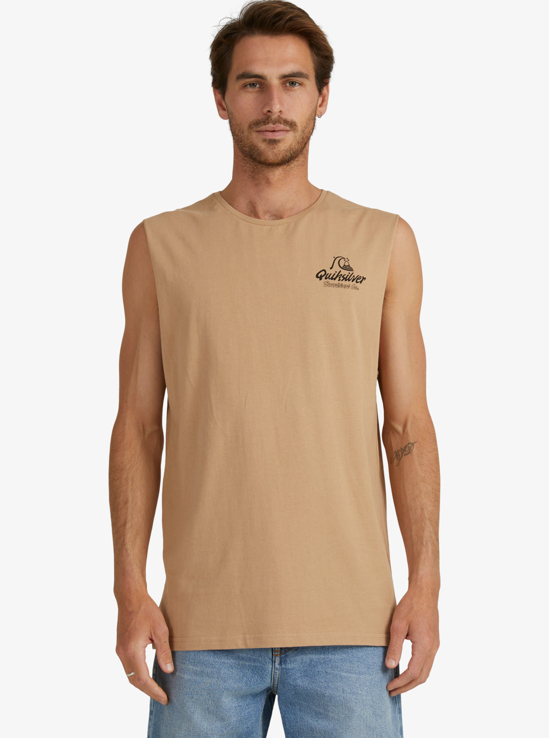 Quicksilver Mens Unbothered Sleeveless Muscle T-Shirt