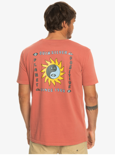 Quicksilver Mens Planet Positive T-Shirt