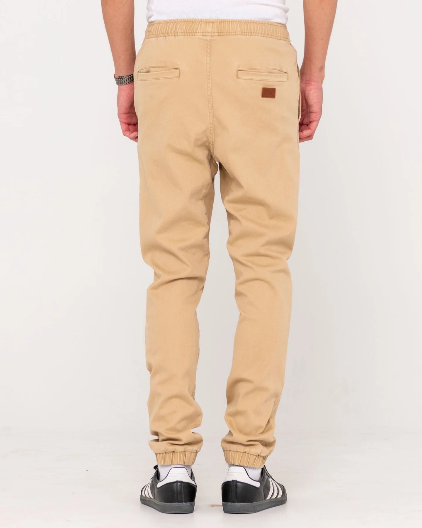 RUSTY Hook Out Slim Fit Elastic Pant - khaki