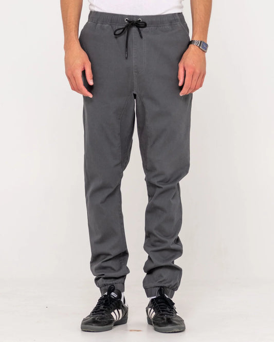RUSTY Hook Out Slim Fit Elastic Pant - grey