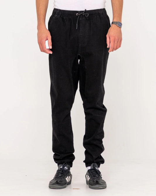 RUSTY Hook Out Slim Fit Elastic Pant - black