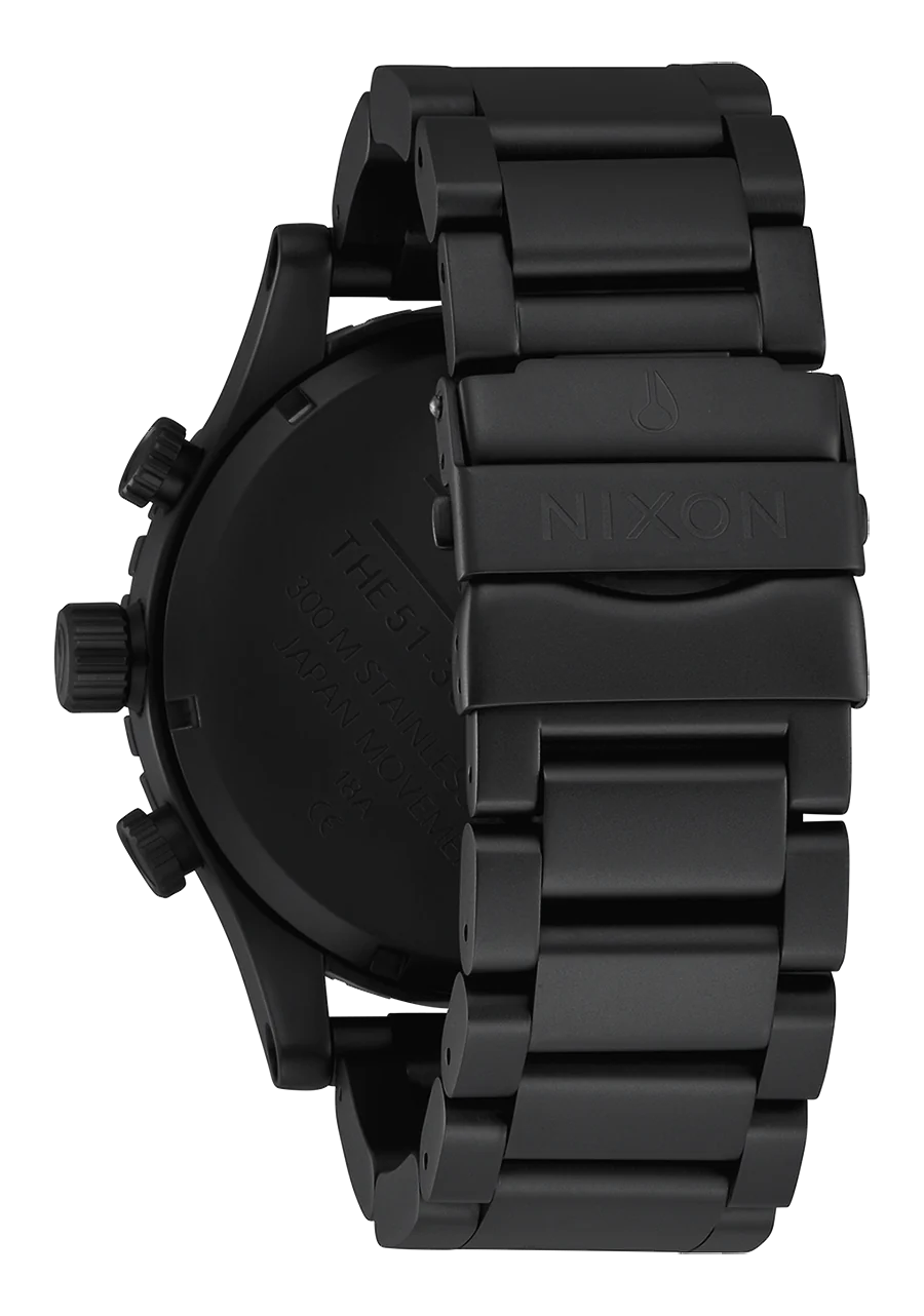 Nixon 51-30 Chrono Watch All Matte Black