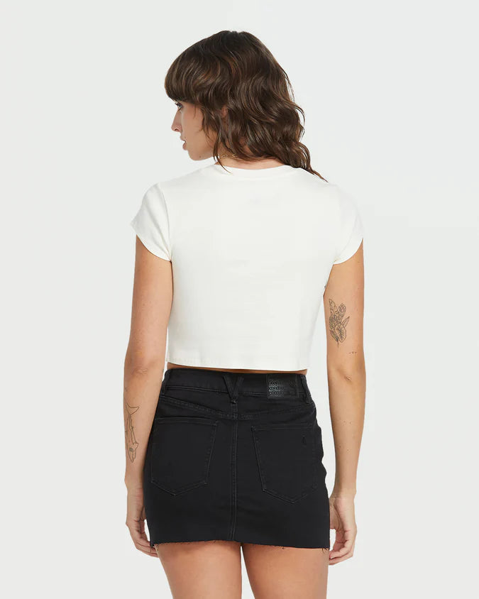 Volcom Dropping In Black Mini Skirt