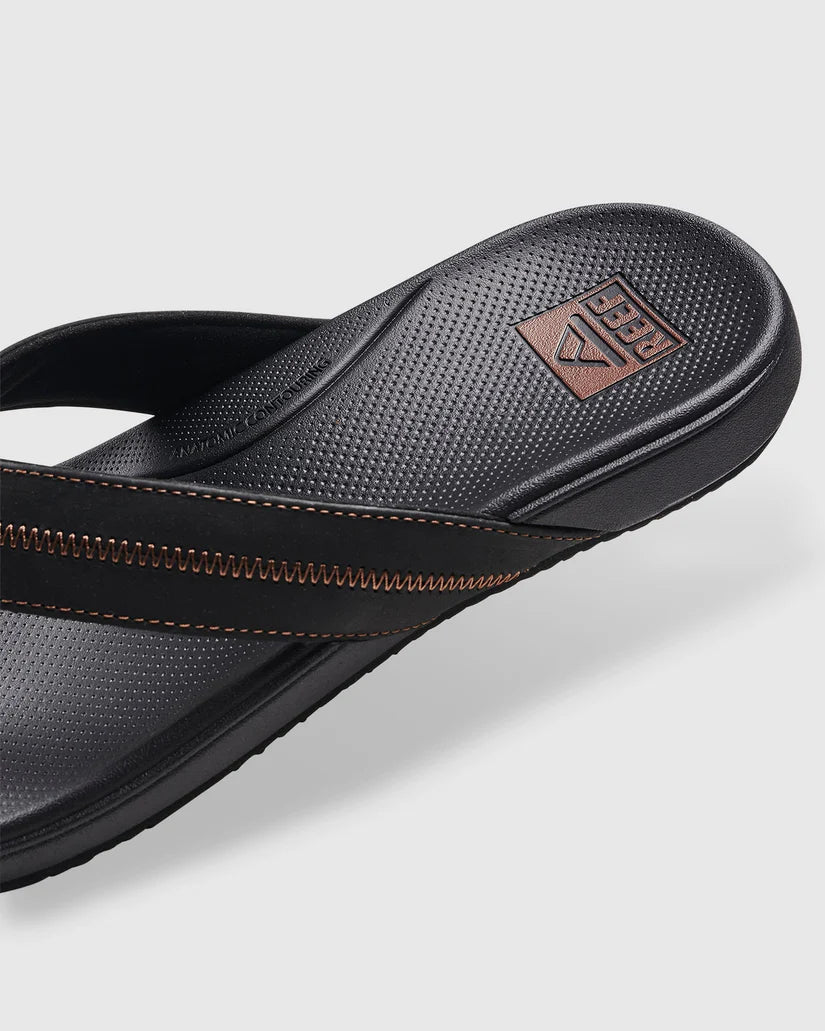 Reef Cushion Phantom Jandal-Black/Coffee