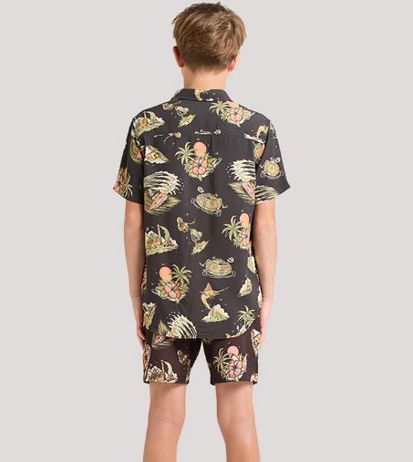 The Mad Hueys Youth Frothin Out Woven Shirt
