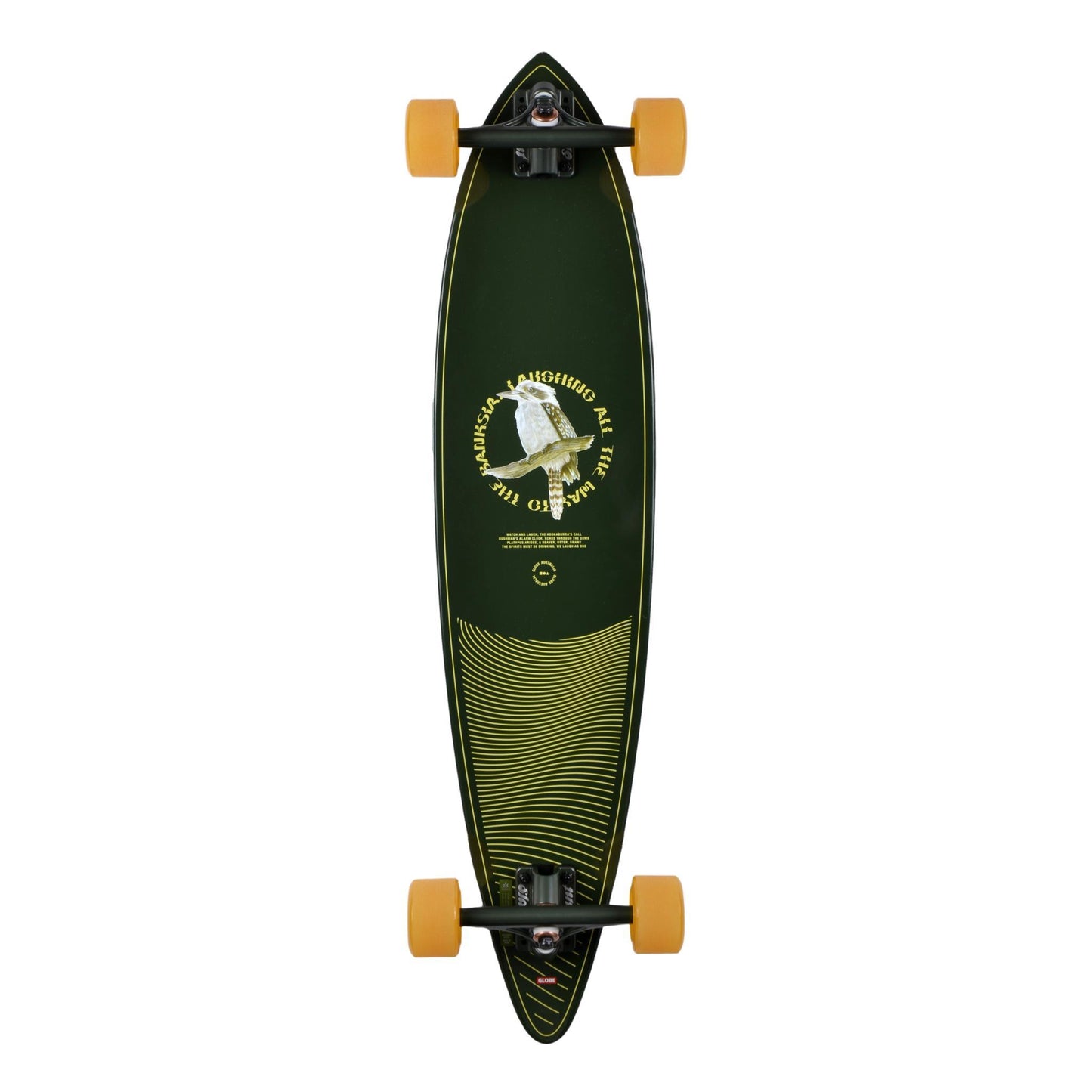 Globe Kookaburra Pintail longboard 37″