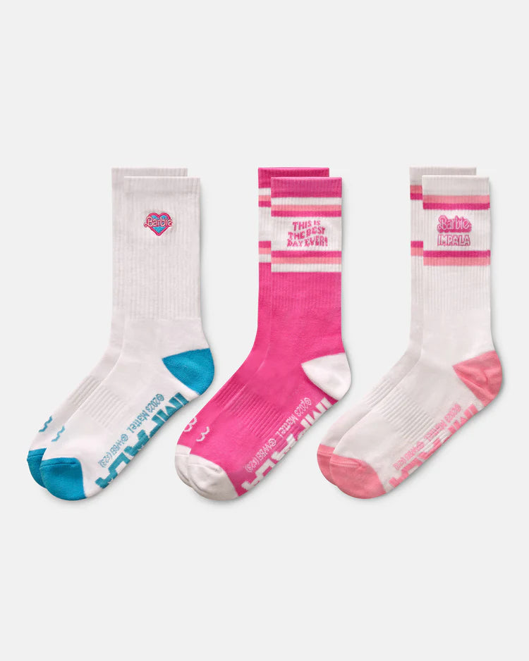 Impala Barbie Sock 3 Pack