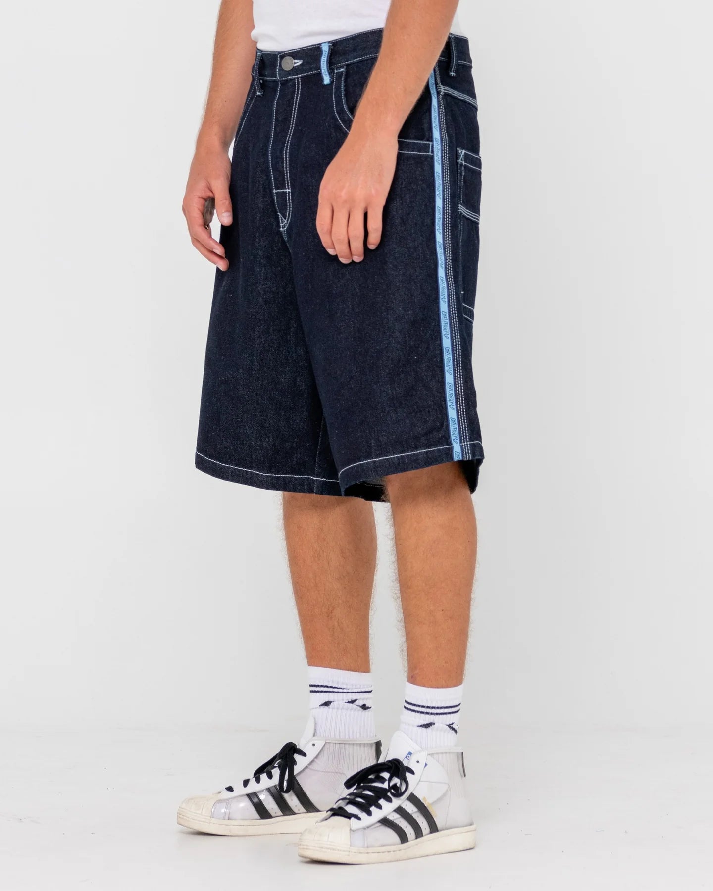 Rusty Flip Daddy Jorts- Raw Dawg Blue
