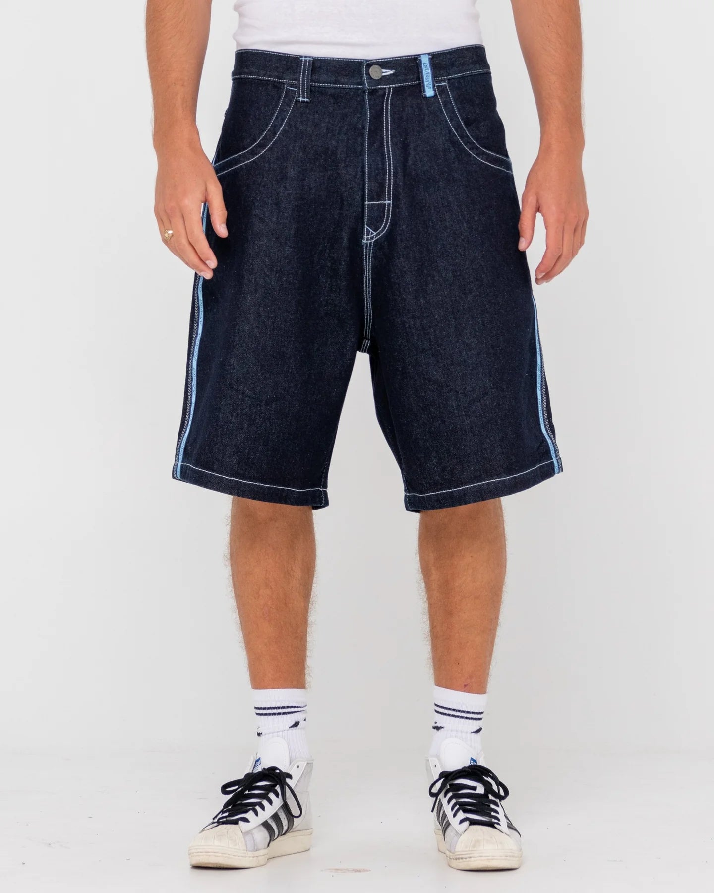 Rusty Flip Daddy Jorts- Raw Dawg Blue