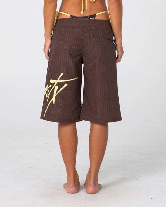 Rusty Cyberpunk Long Baggy Boardshort | Java \ Yellow