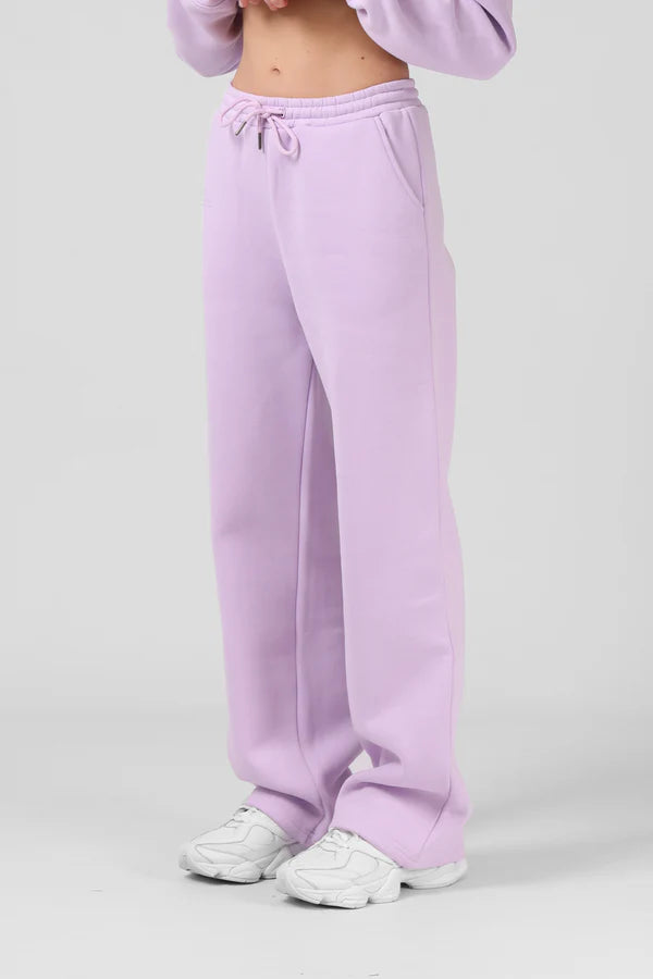 RPM wide leg trackpant- Orchid
