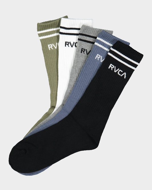 RVCA UNION SOCK 5 PACK