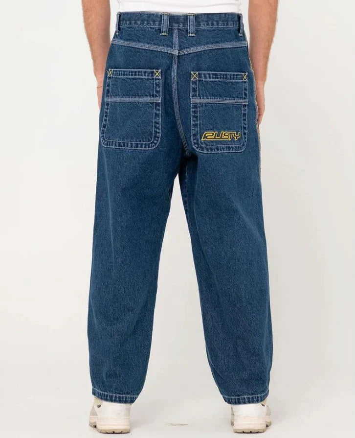 Rusty Flip Daddy 2.0 Jean l Deep Blue Sea/Orange