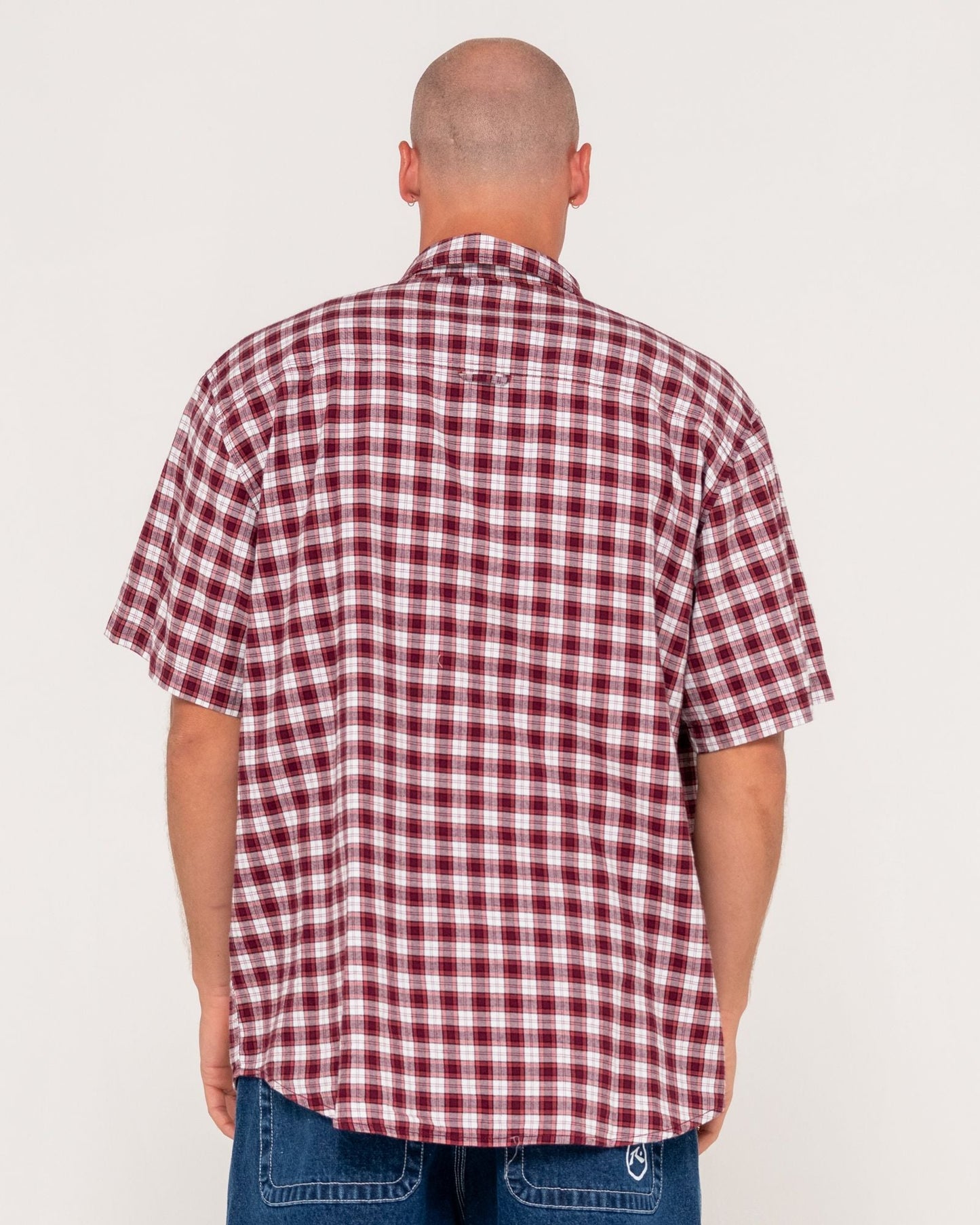 Rusty Worldwide Curved Hem Button Shirt