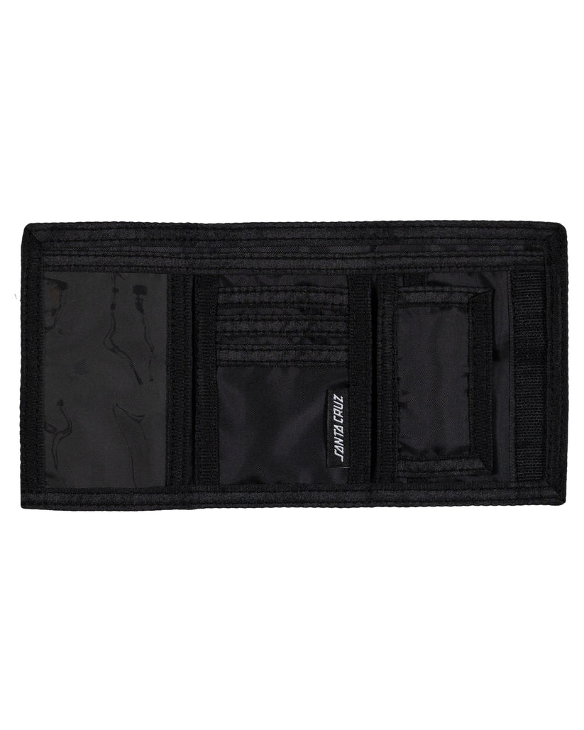 Santa Cruz Eyegore Strip Velcro Wallet