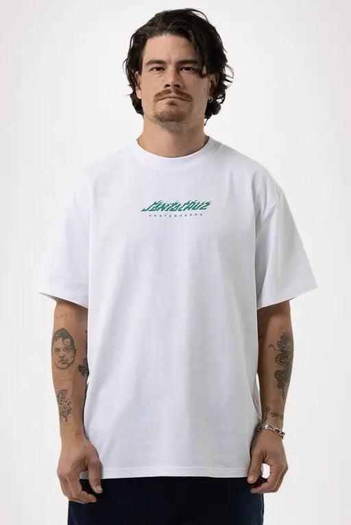 Santa Cruz Dice Flame Dot Tee