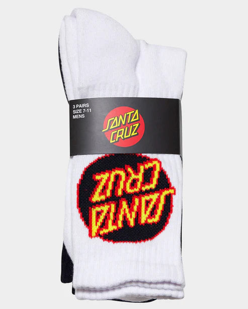 Santa cruz other dot mens crew socks