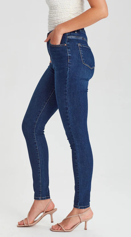 Junkfood Jean VERONICA | Elastic Waist Dark Blue