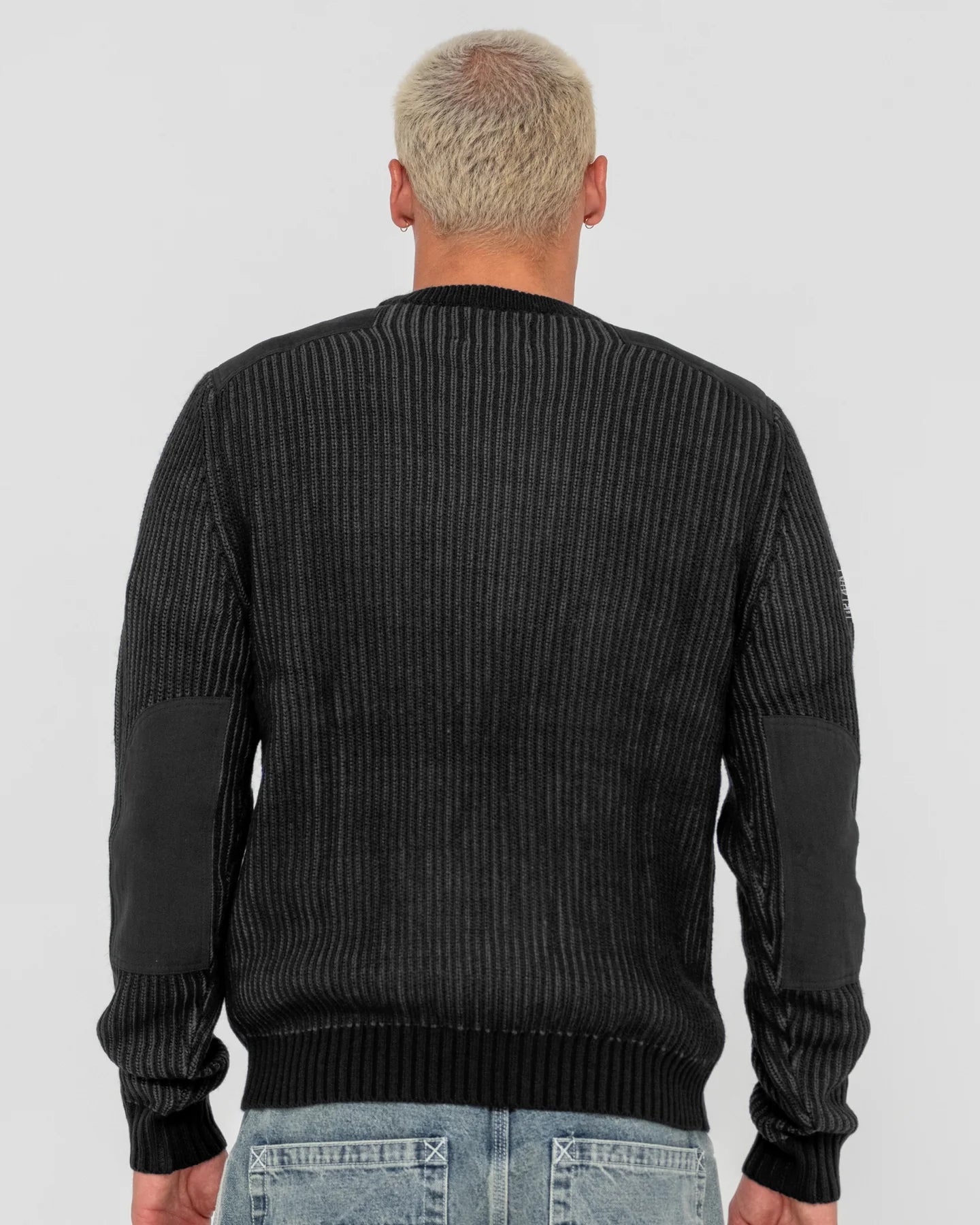 Rusty Ora style knitted crew- Black