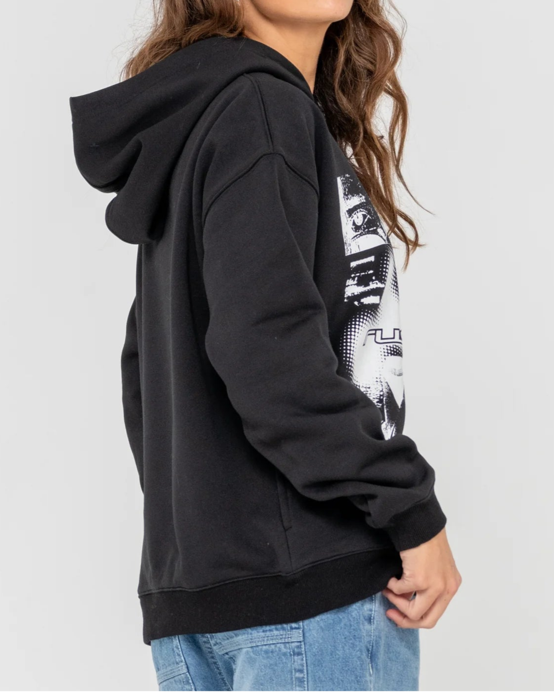 Rusty greetings 2.0 fleece hood