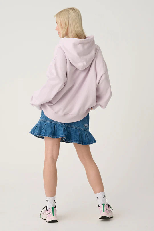 X-Girl Tribal Oval OS Hood - Light Mauve