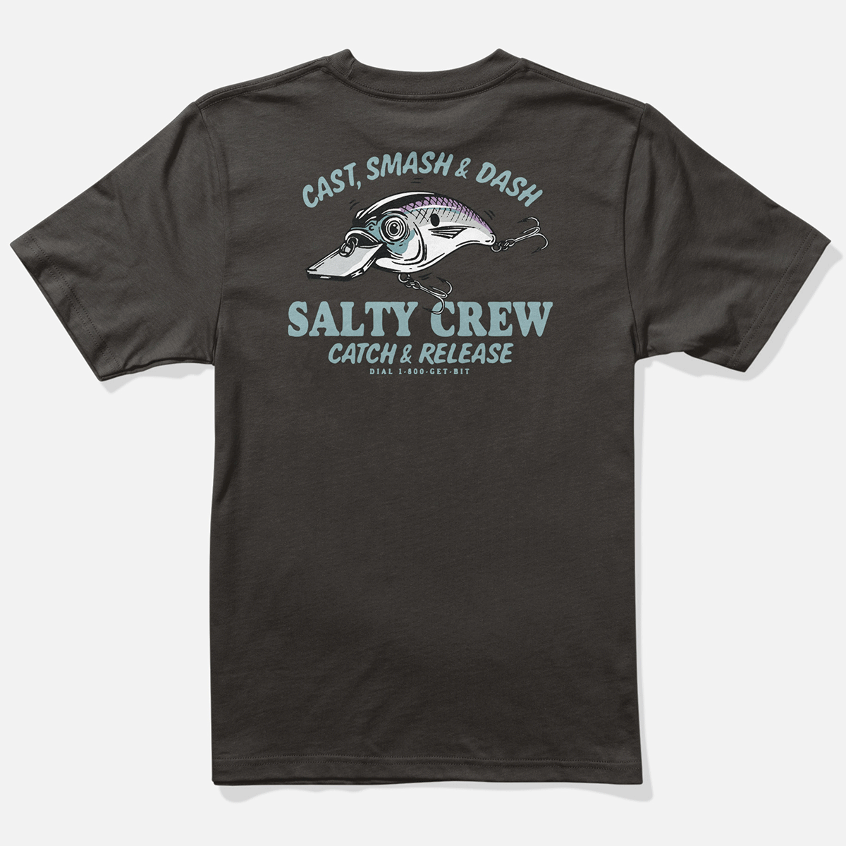 Salty Crew Cast Life Boys Ss Tee Black