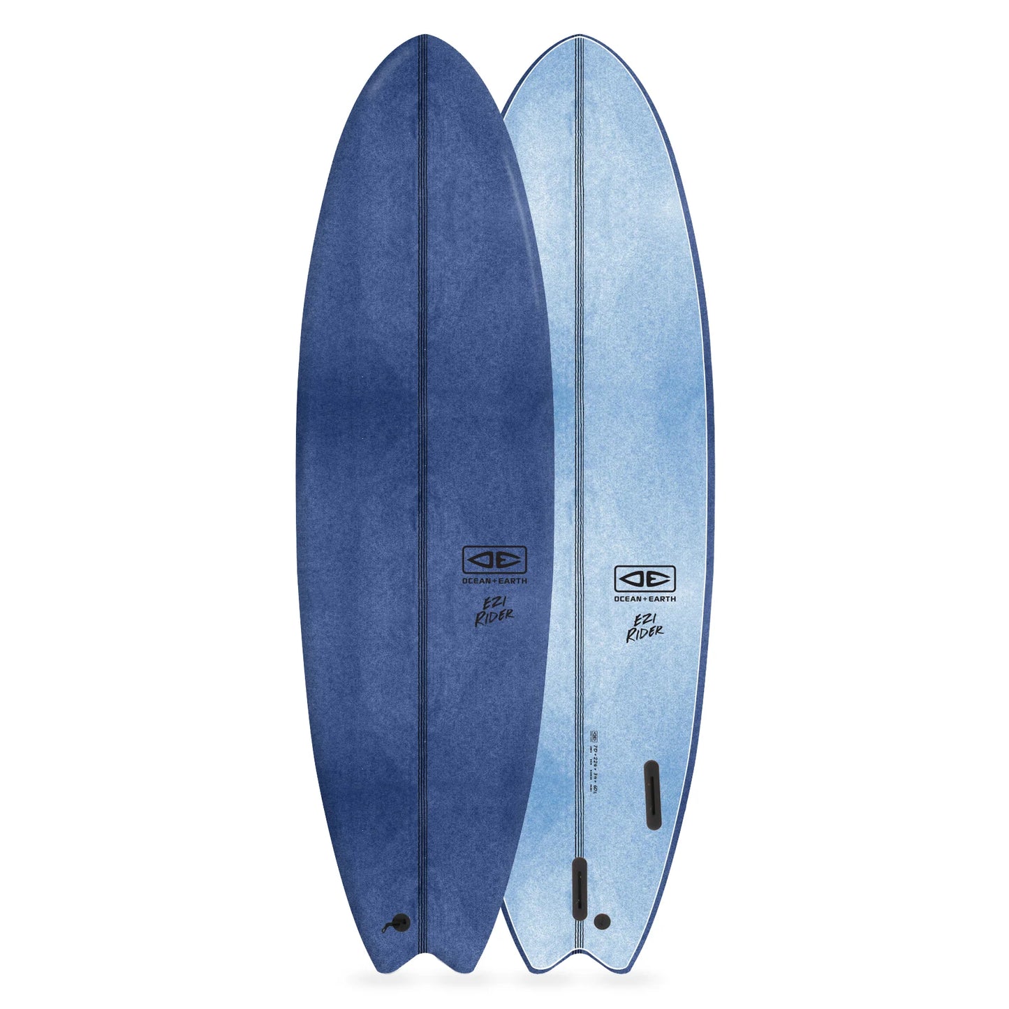 O&E ezi-rider 7'0" soft board Navy