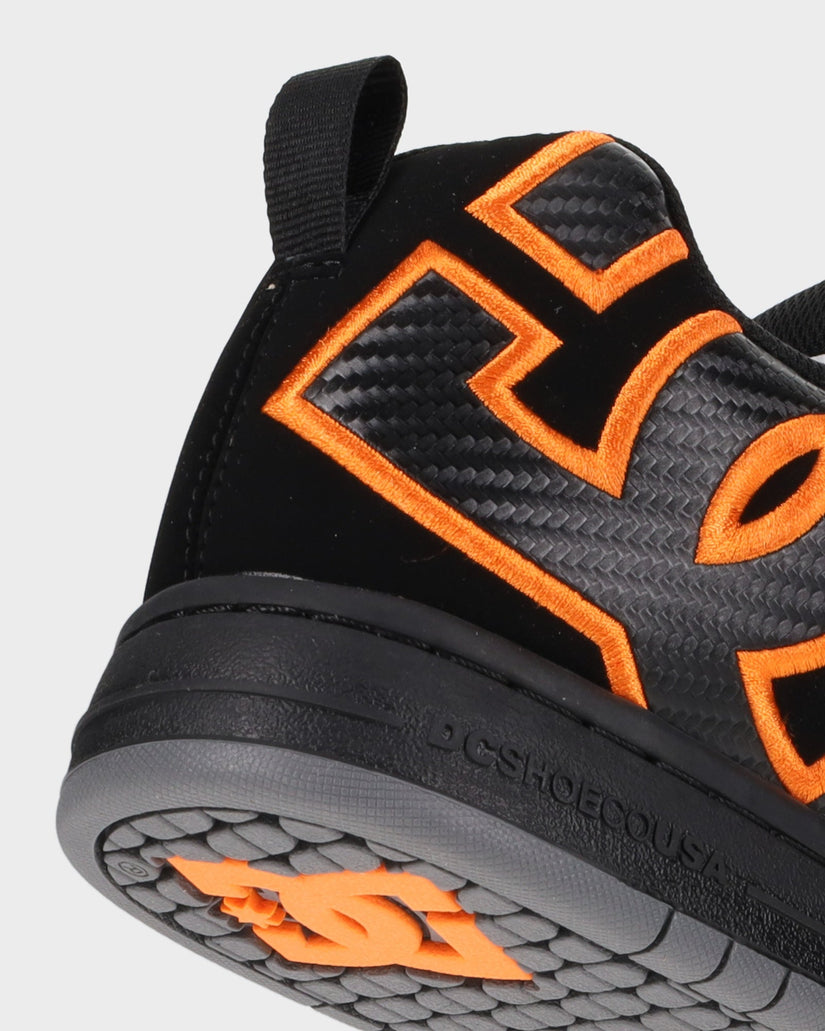 DC Mens Court Graffik Black/Orange