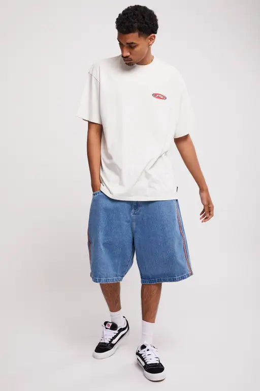 Rusty Flip Daddy 2.0 Jort- Middy Blue
