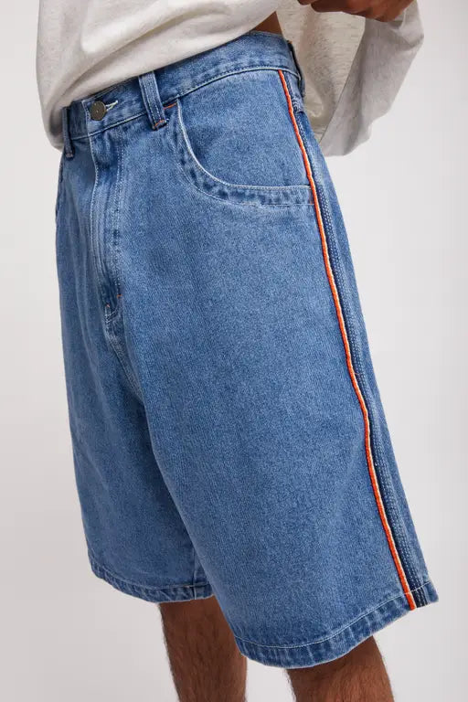 Rusty Flip Daddy 2.0 Jort- Middy Blue