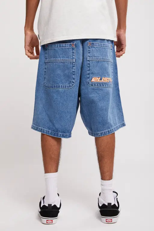 Rusty Flip Daddy 2.0 Jort- Middy Blue