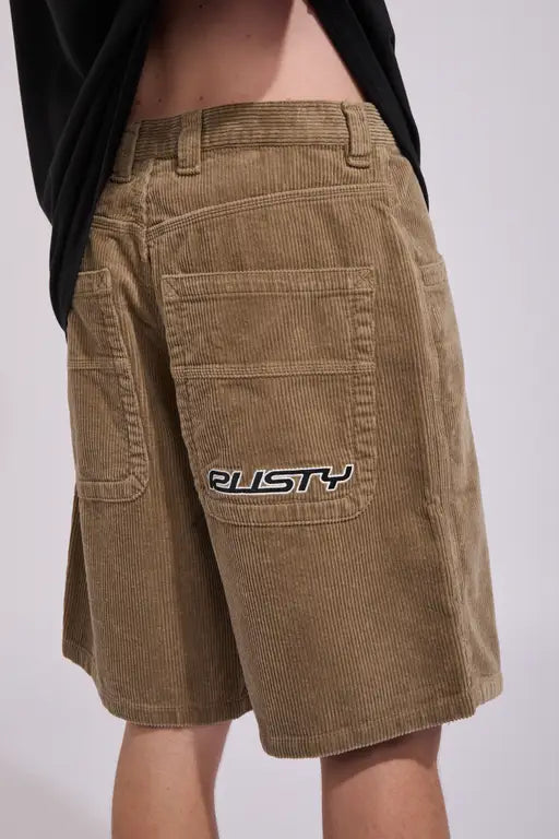 Rusty Flip Daddy Cord Shorts