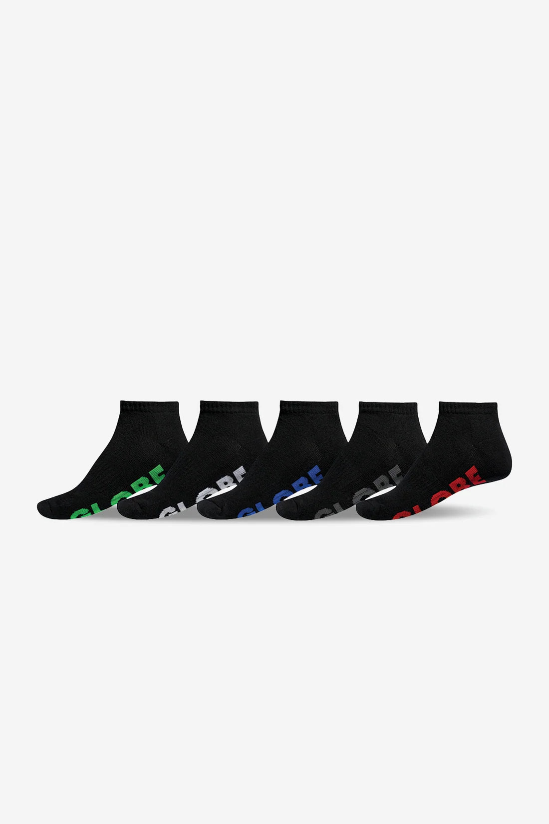 Globe Stealth Ankle Sock 5 Pack | Black
